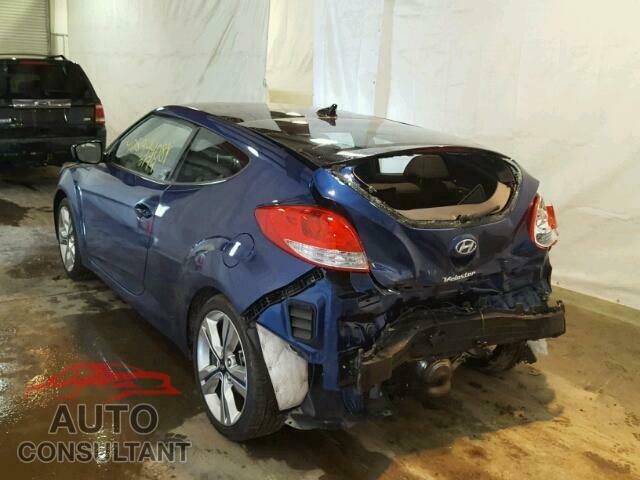 HYUNDAI VELOSTER 2017 - KMHTC6AD2HU323846