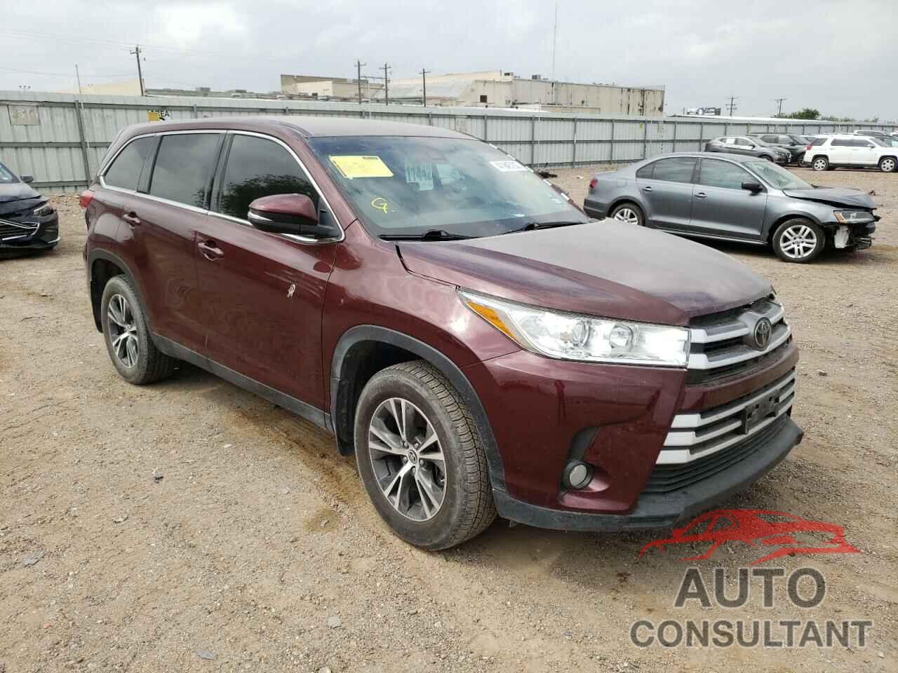 TOYOTA HIGHLANDER 2019 - 5TDZZRFH9KS369518