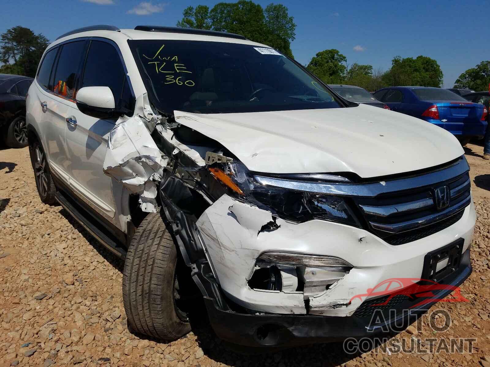 HONDA PILOT 2016 - 5FNYF6H09GB066325
