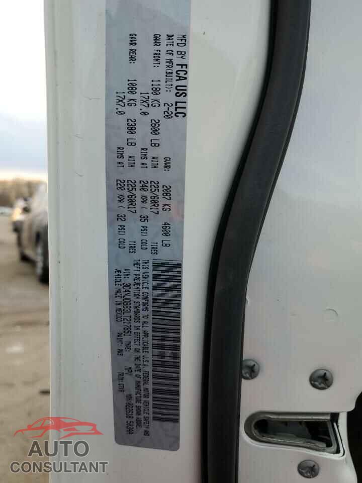 JEEP COMPASS 2020 - 3C4NJDBB3LT217851