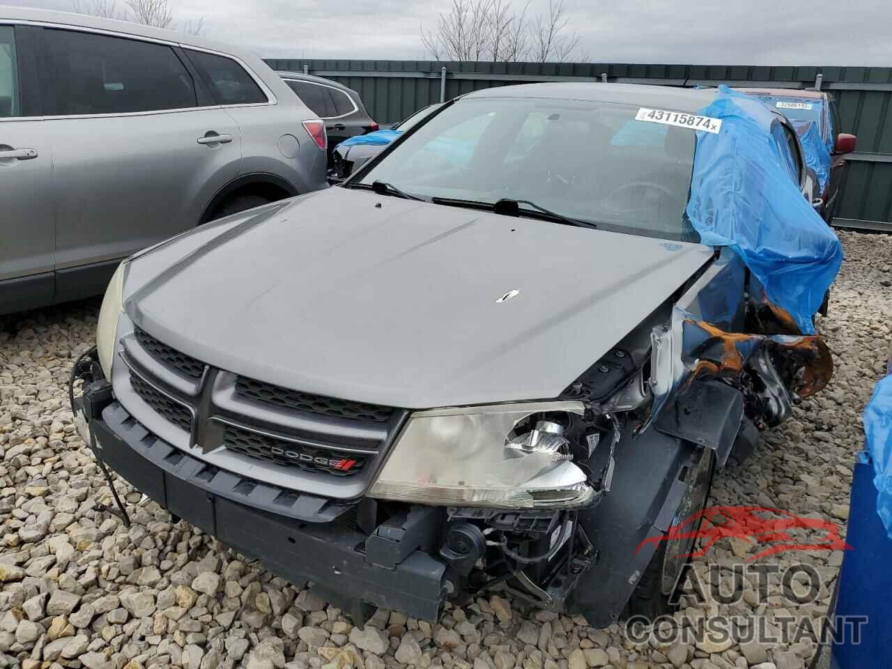 DODGE AVENGER 2013 - 1C3CDZAB8DN702408