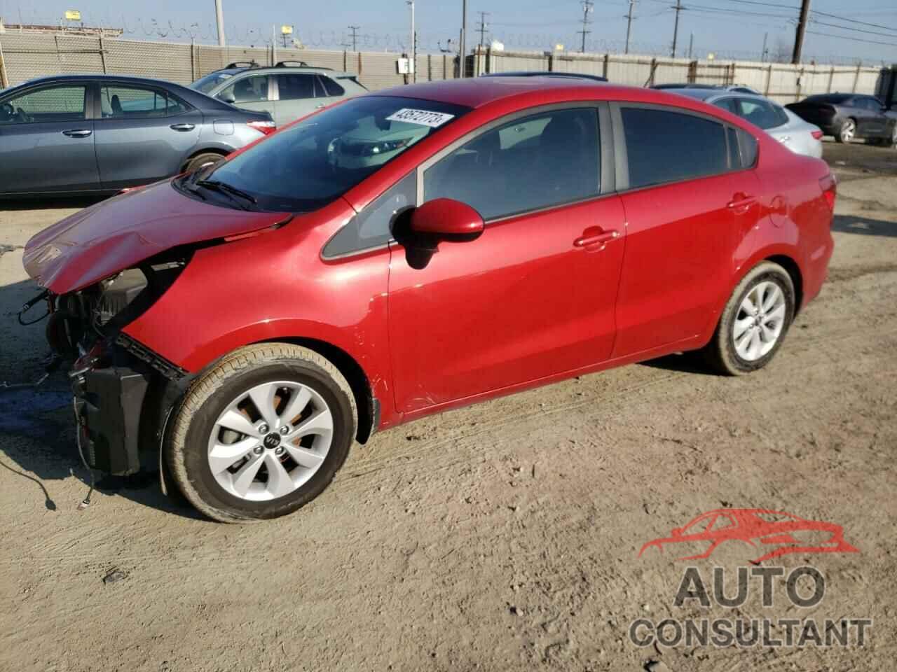 KIA RIO 2016 - KNADN4A37G6676436