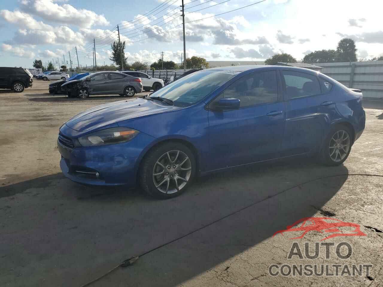 DODGE DART 2013 - 1C3CDFBA8DD104345