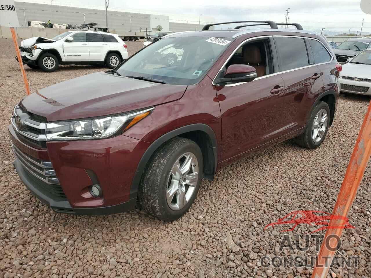 TOYOTA HIGHLANDER 2017 - 5TDDZRFH5HS438076