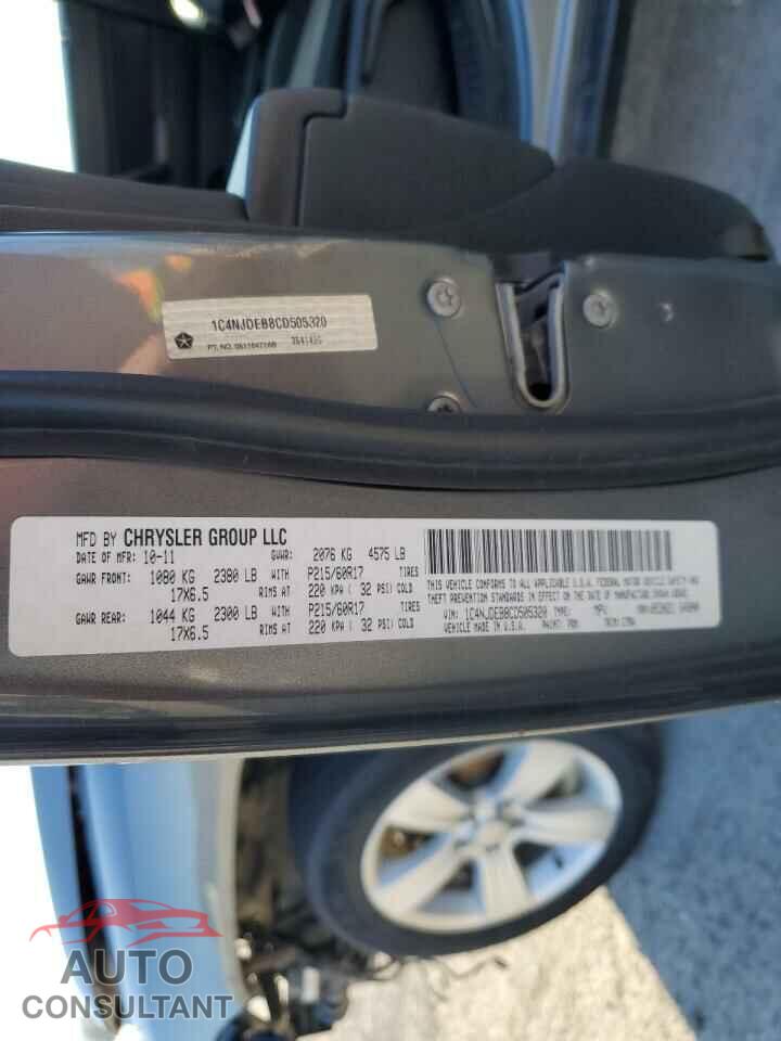 JEEP COMPASS 2012 - 1C4NJDEB8CD505320