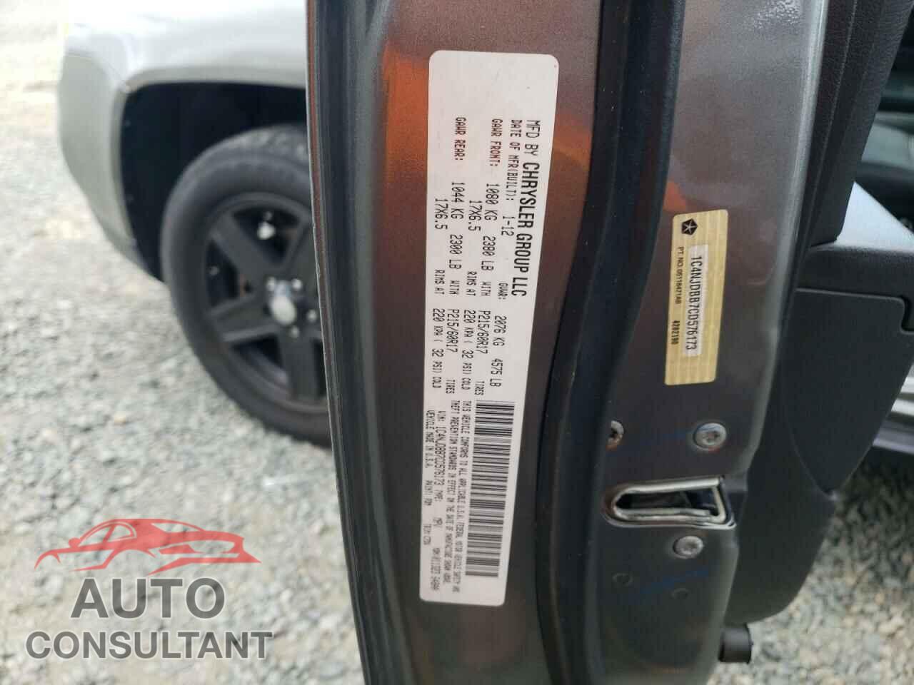 JEEP COMPASS 2012 - 1C4NJDBB7CD576173