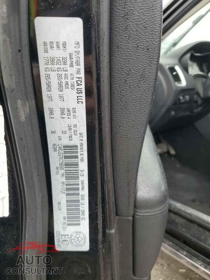 DODGE DURANGO 2019 - 1C4RDJEG7KC798585