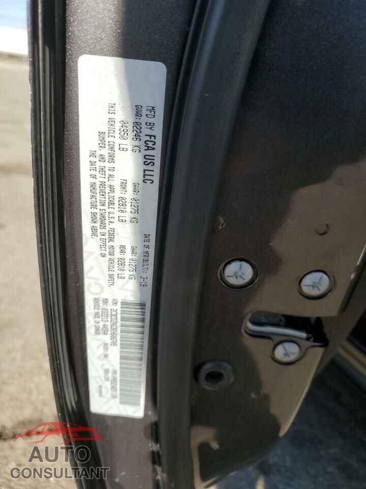DODGE CHALLENGER 2019 - 2C3CDZAG3KH606705