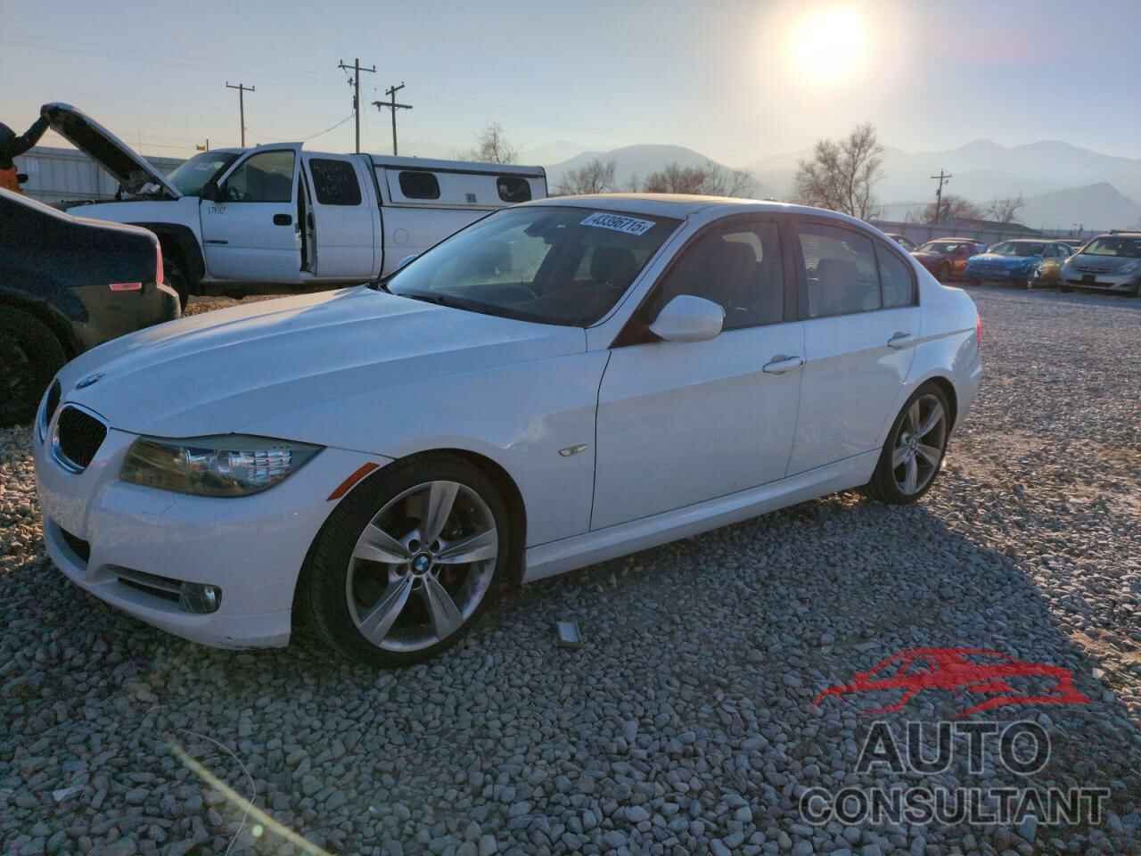 BMW 3 SERIES 2009 - WBAPM77569NL87275