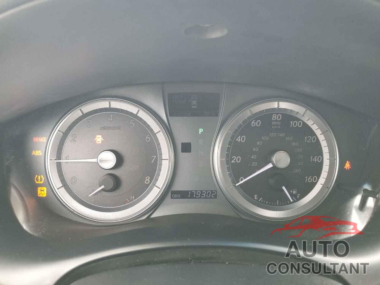 LEXUS ES350 2012 - JTHBK1EG8C2485283