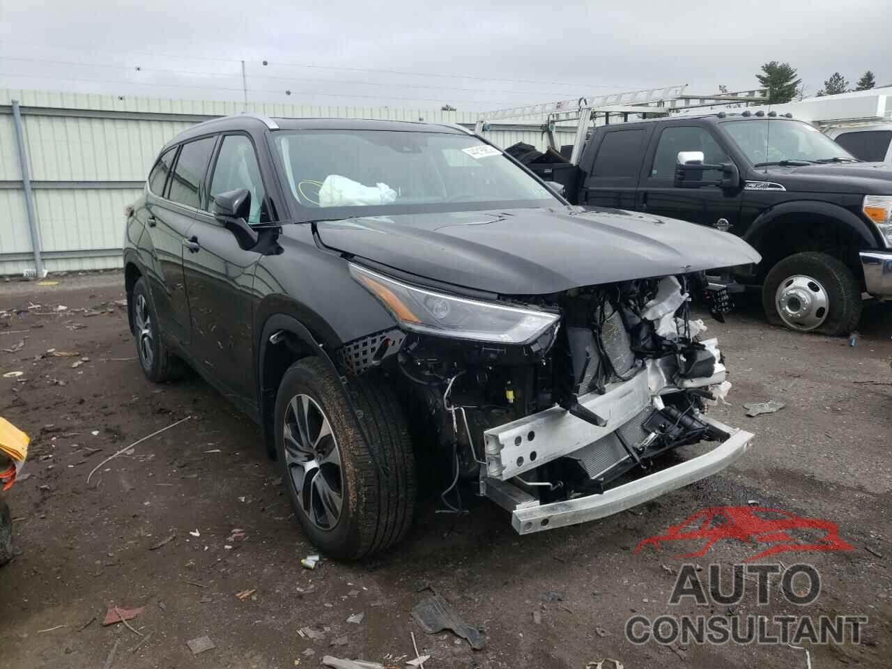 TOYOTA HIGHLANDER 2021 - 5TDGZRBH3MS139389