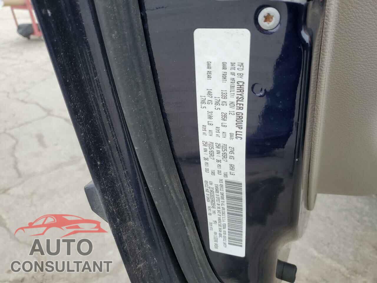 DODGE CARAVAN 2013 - 2C4RDGBG5DR628548