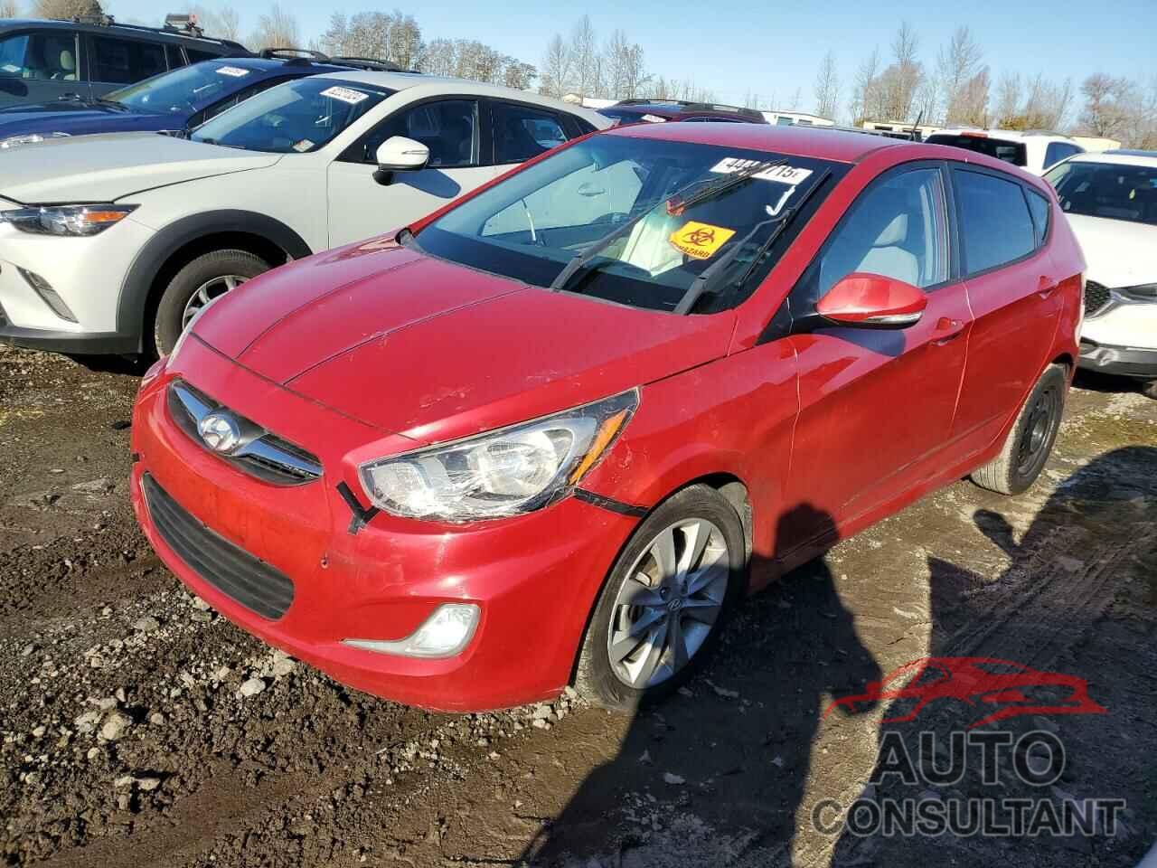 HYUNDAI ACCENT 2013 - KMHCU5AE9DU135285