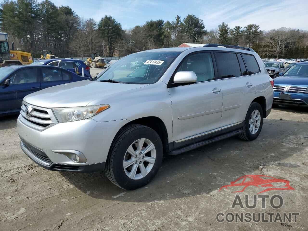 TOYOTA HIGHLANDER 2012 - 5TDBK3EH0CS147990
