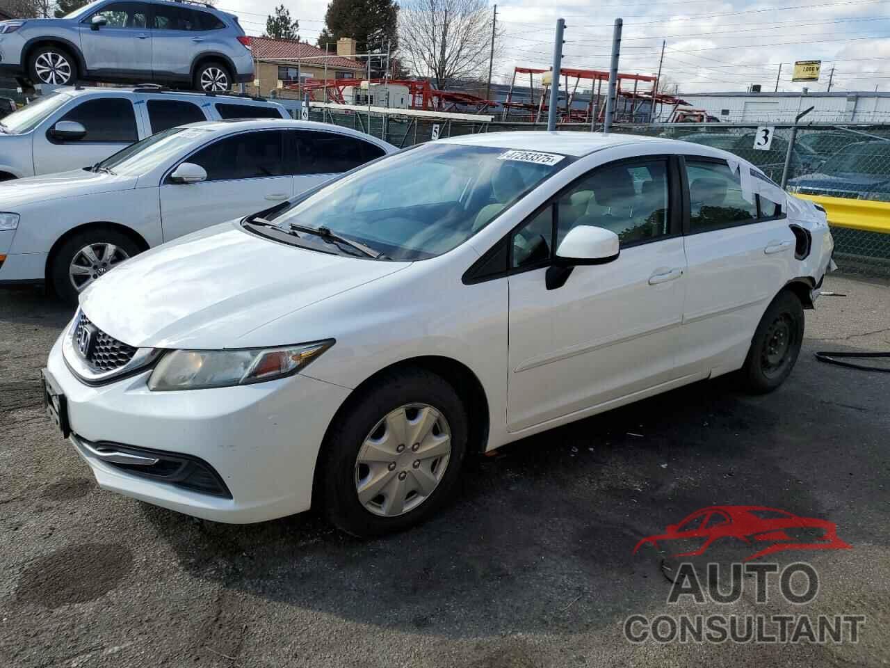 HONDA CIVIC 2013 - 19XFB2F55DE058430