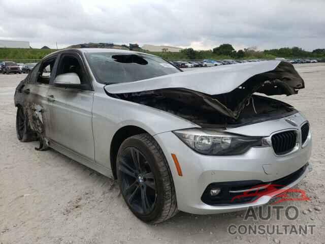 BMW 3 SERIES 2017 - WBA8B9G30HNU52317