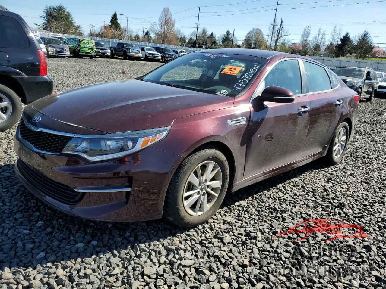 KIA OPTIMA 2017 - 5XXGT4L35HG166026