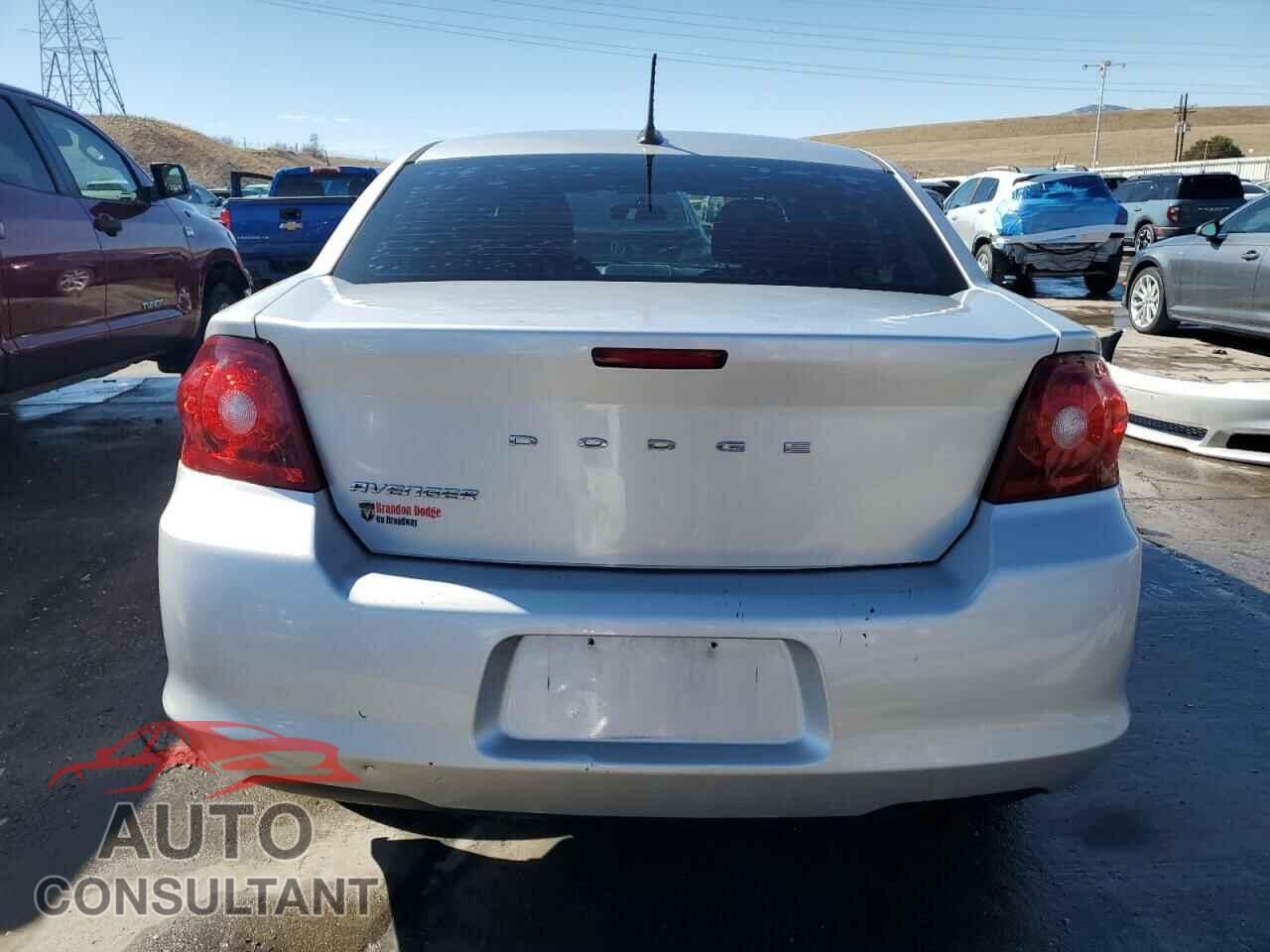 DODGE AVENGER 2012 - 1C3CDZAB6CN260078