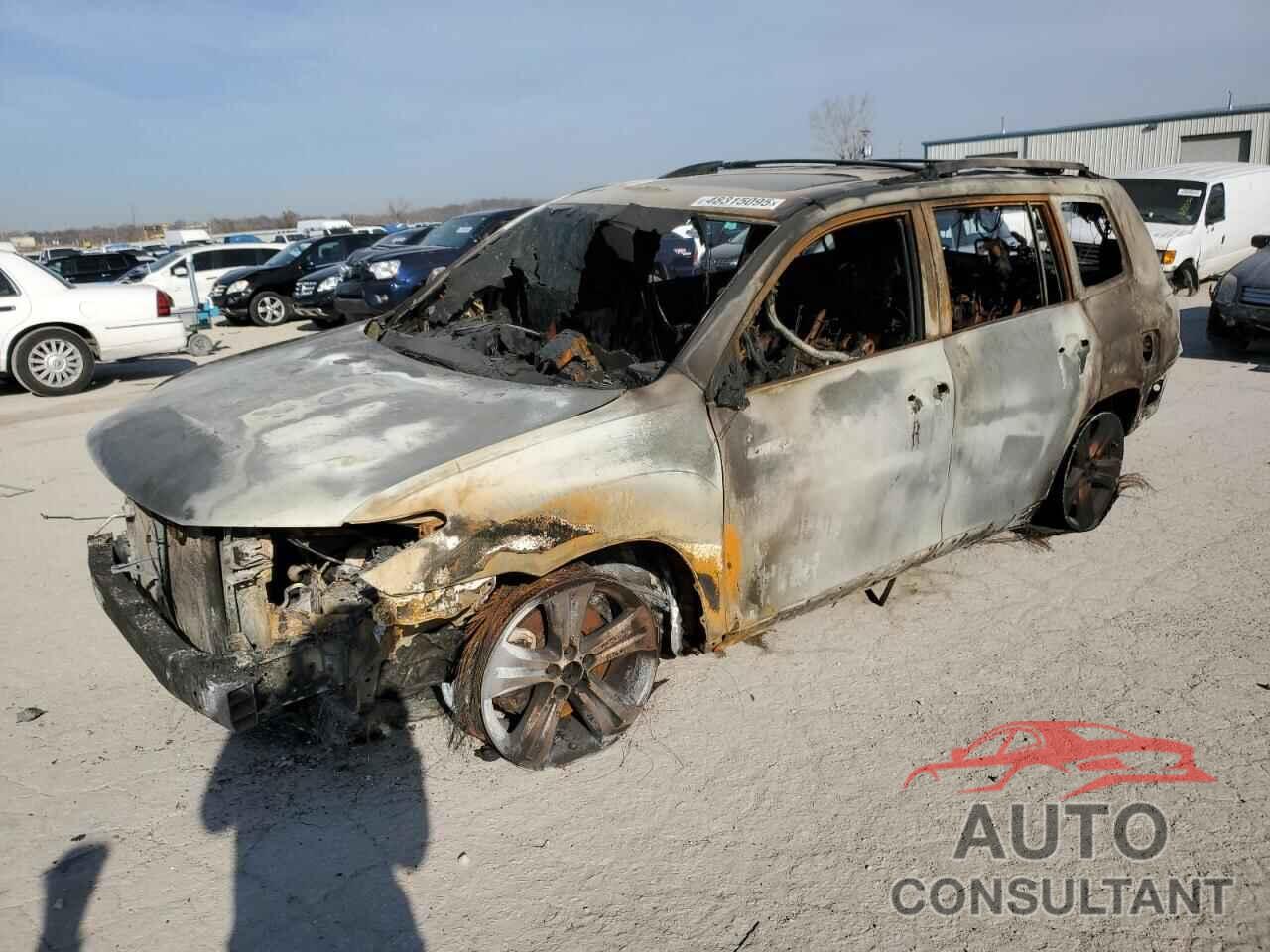 TOYOTA HIGHLANDER 2012 - 5TDDK3EH6CS099873