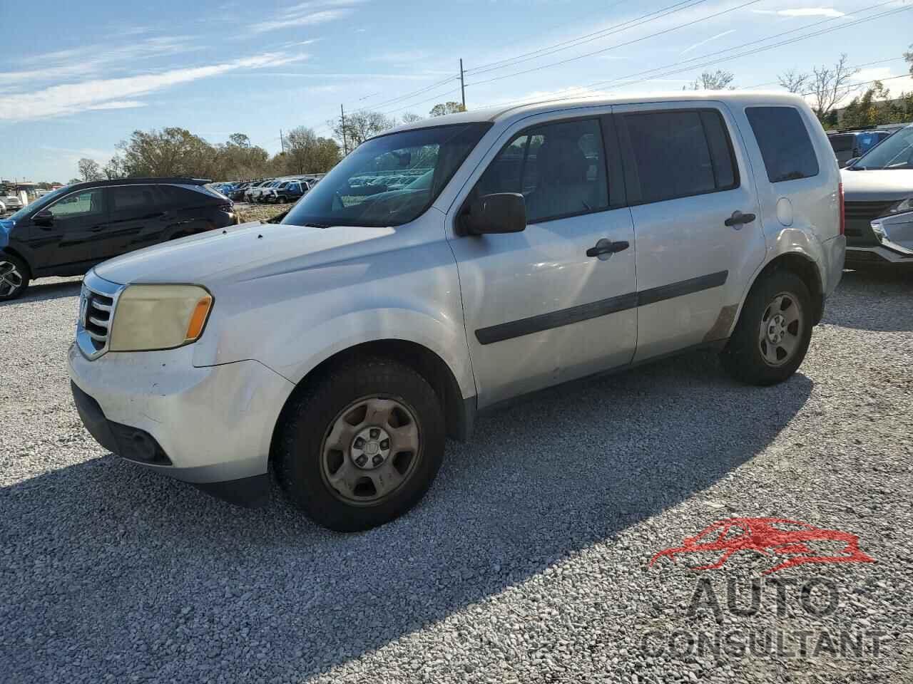 HONDA PILOT 2013 - 5FNYF3H25DB037481