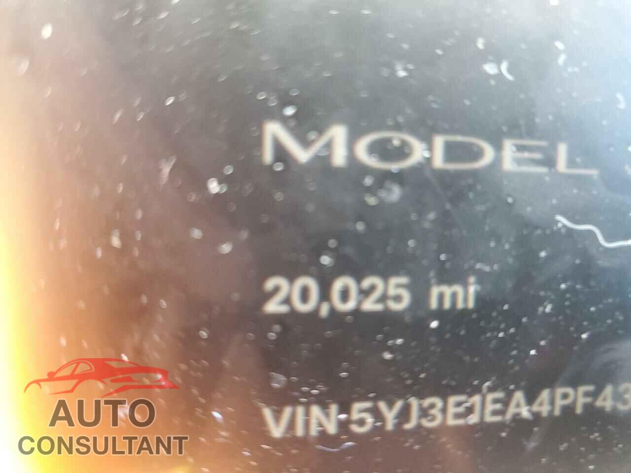 TESLA MODEL 3 2023 - 5YJ3E1EA4PF430146