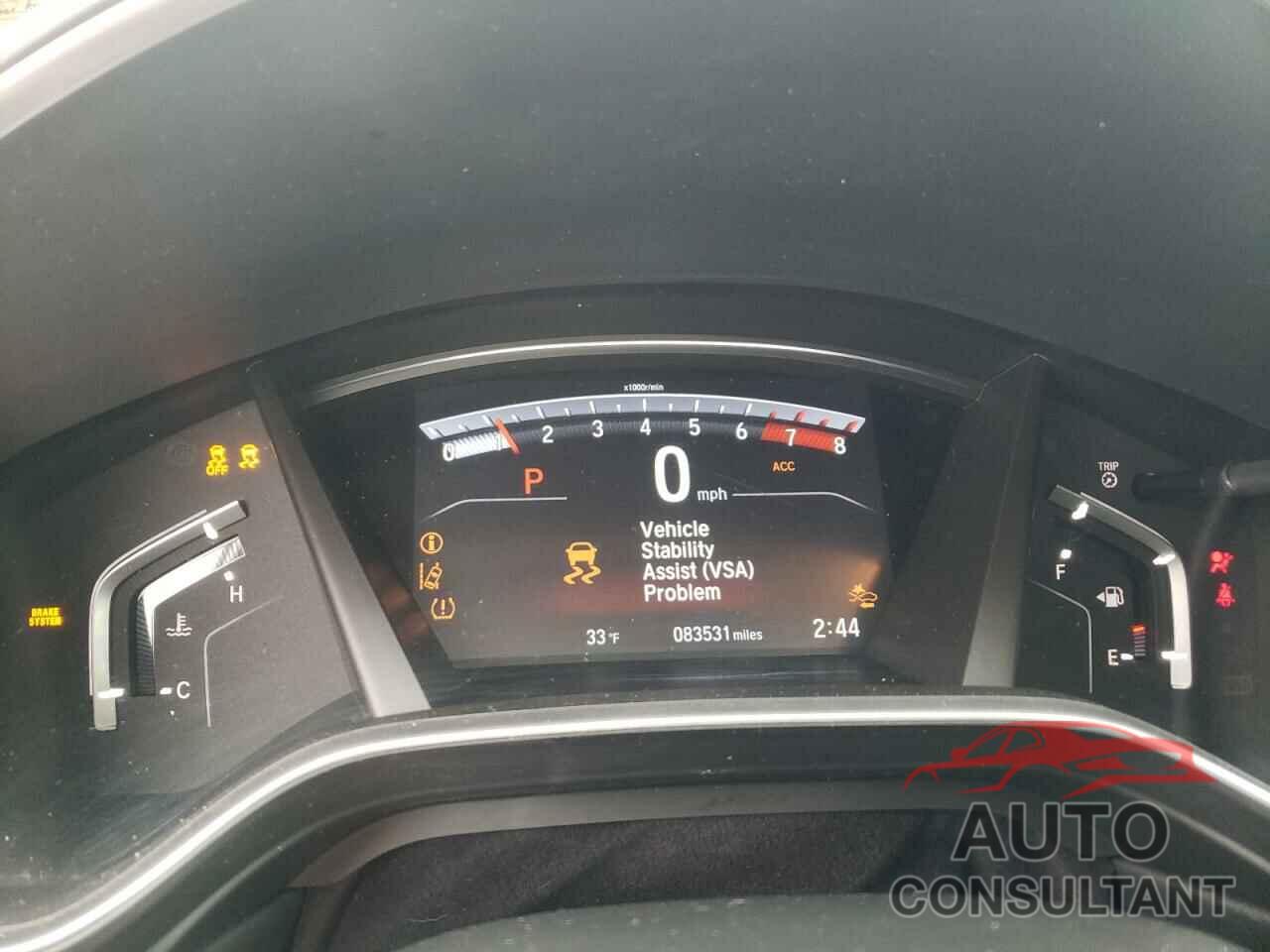 HONDA CRV 2019 - 2HKRW2H52KH626396