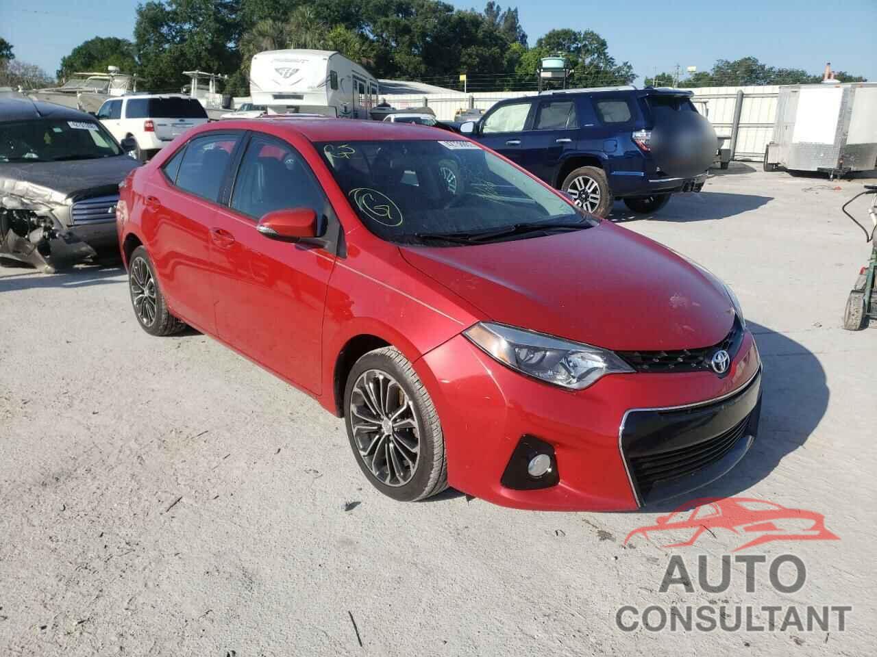 TOYOTA COROLLA 2016 - 2T1BURHE6GC482331