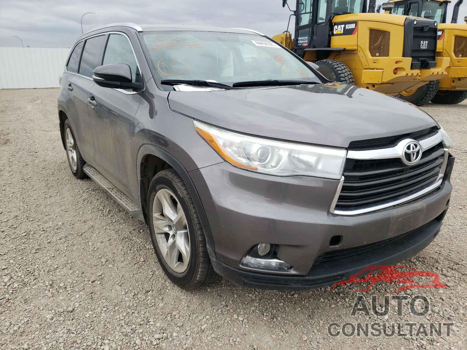 TOYOTA HIGHLANDER 2016 - 5TDDKRFHXGS288470