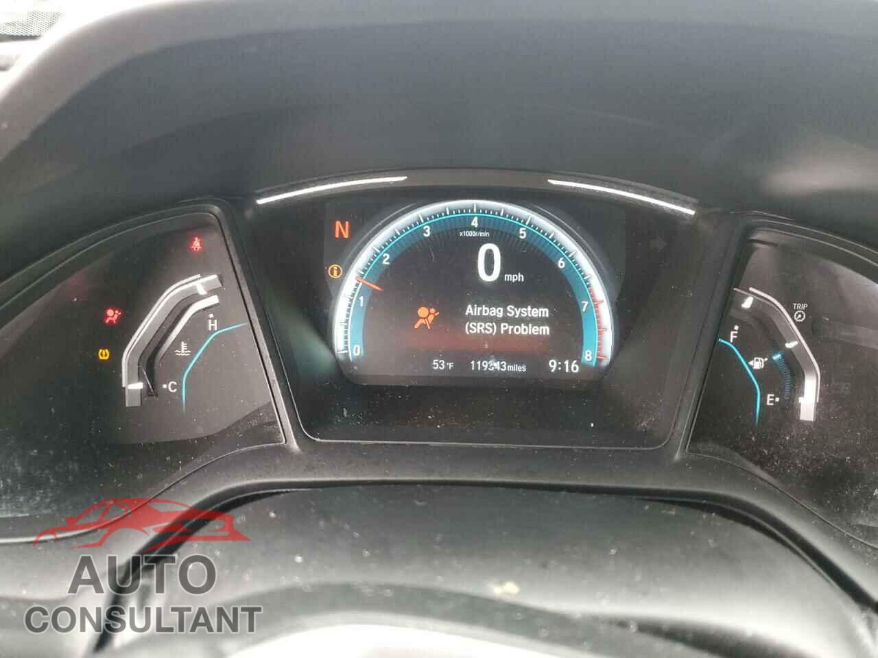 HONDA CIVIC 2017 - 19XFC2F6XHE021434