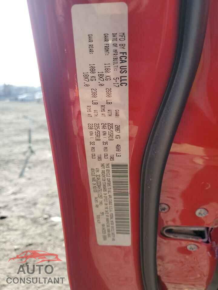 JEEP COMPASS 2017 - 3C4NJDCB4HT611297