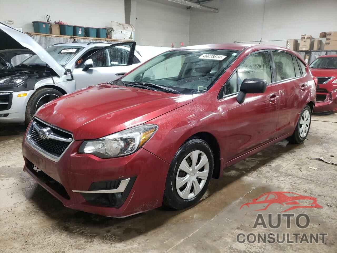 SUBARU IMPREZA 2016 - JF1GPAA61G8211275