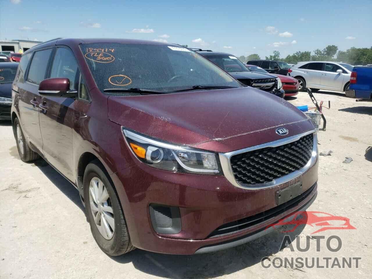 KIA SEDONA 2016 - KNDMB5C14G6184914