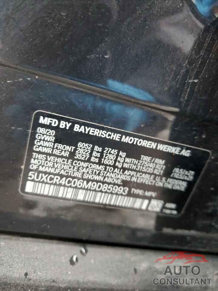 BMW X5 2021 - 5UXCR4C06M9D85993