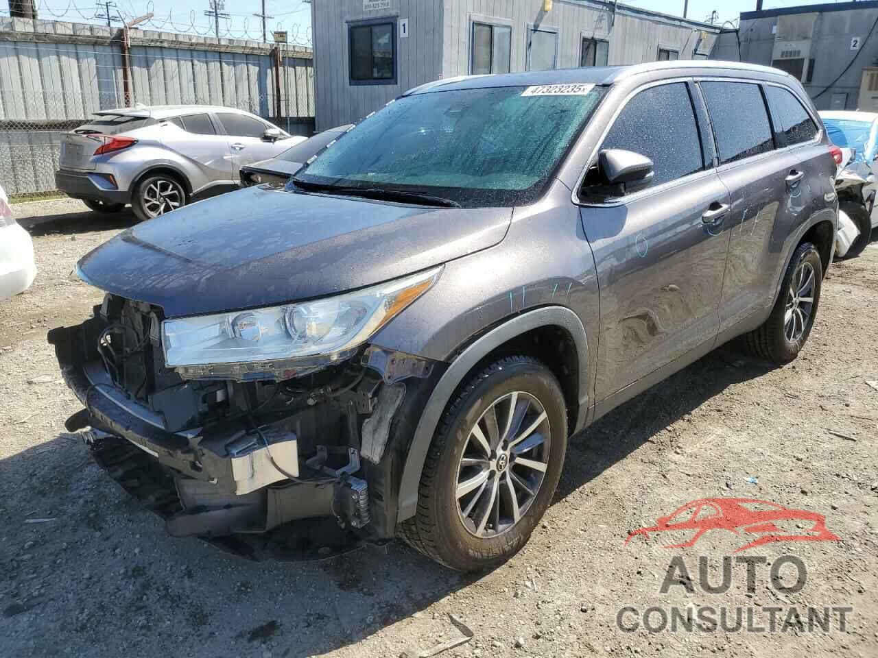 TOYOTA HIGHLANDER 2019 - 5TDKZRFH3KS309719