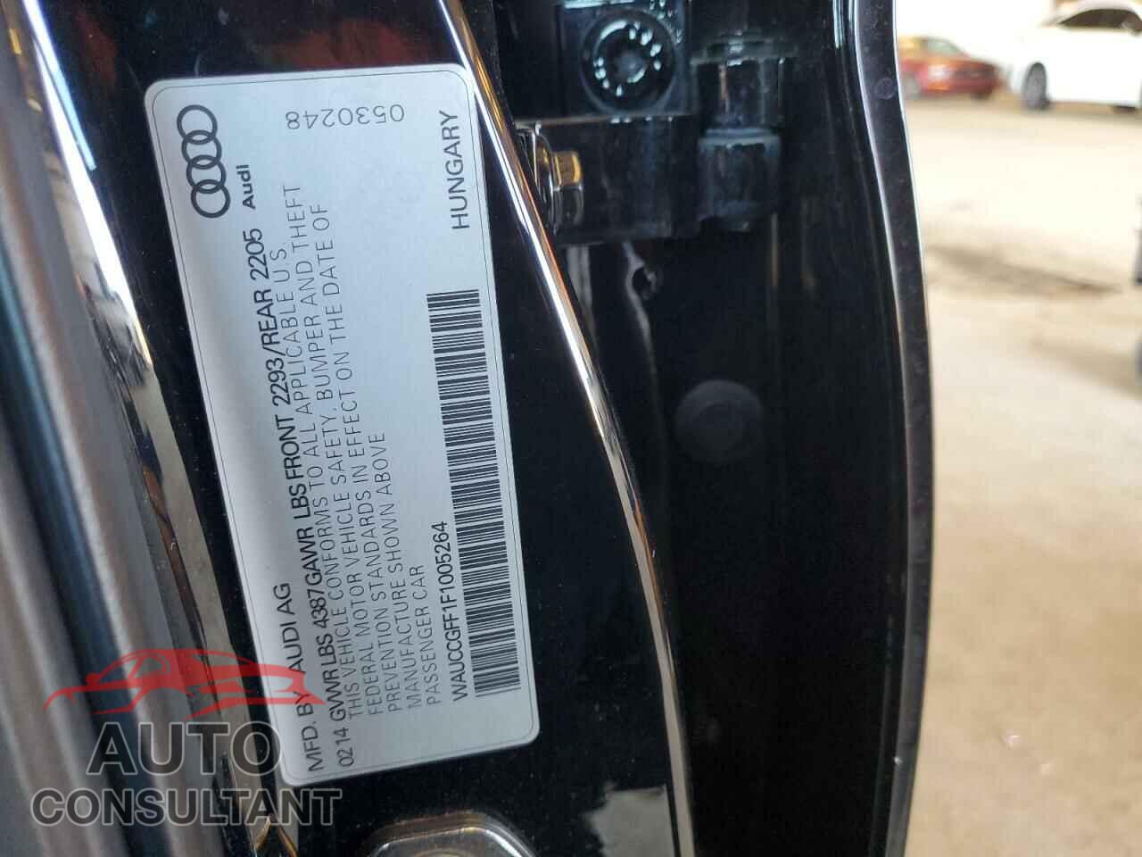 AUDI A3 2015 - WAUCCGFF1F1005264