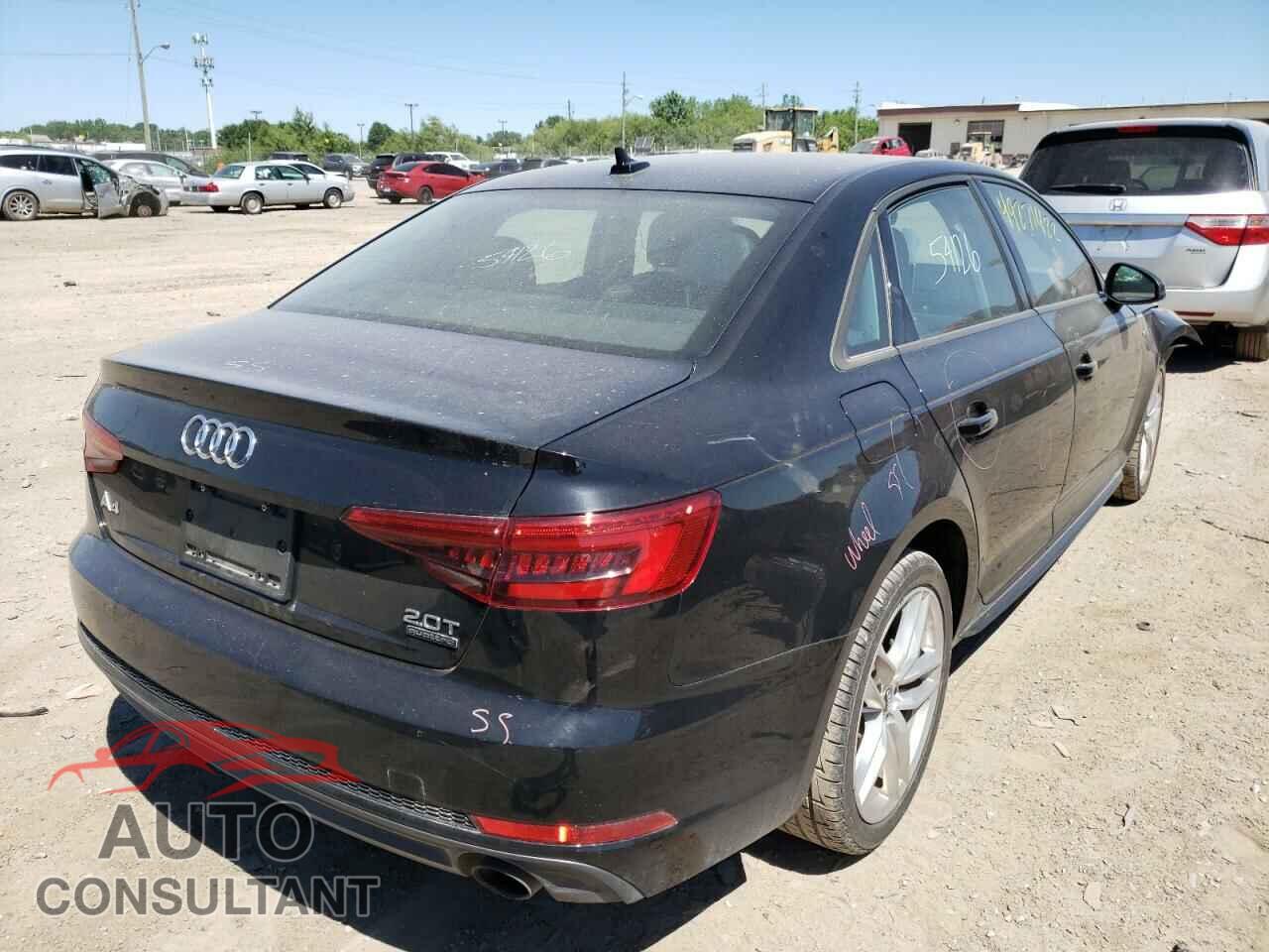 AUDI A4 2017 - WAUDNAF48HN049476