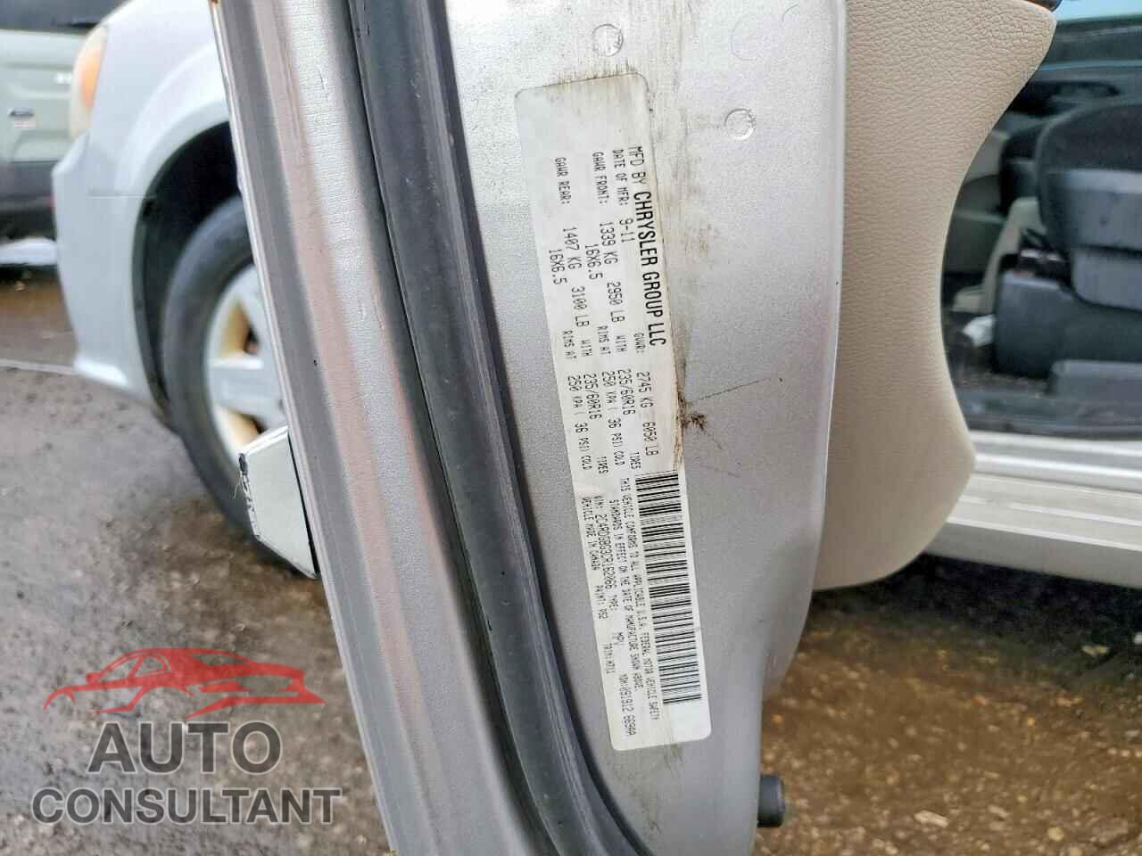 DODGE CARAVAN 2012 - 2C4RDGBG3CR162066