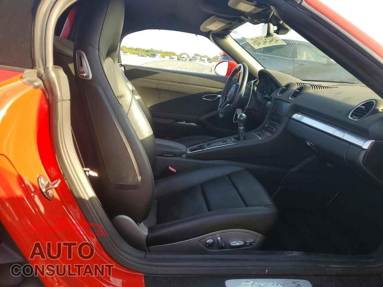 PORSCHE BOXSTER 2017 - WP0CB2A82HS240271