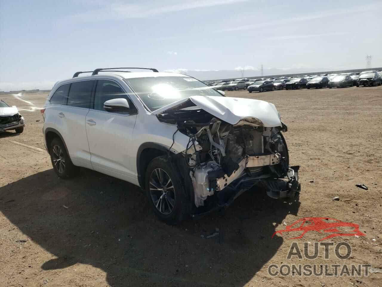 TOYOTA HIGHLANDER 2018 - 5TDZZRFHXJS248527