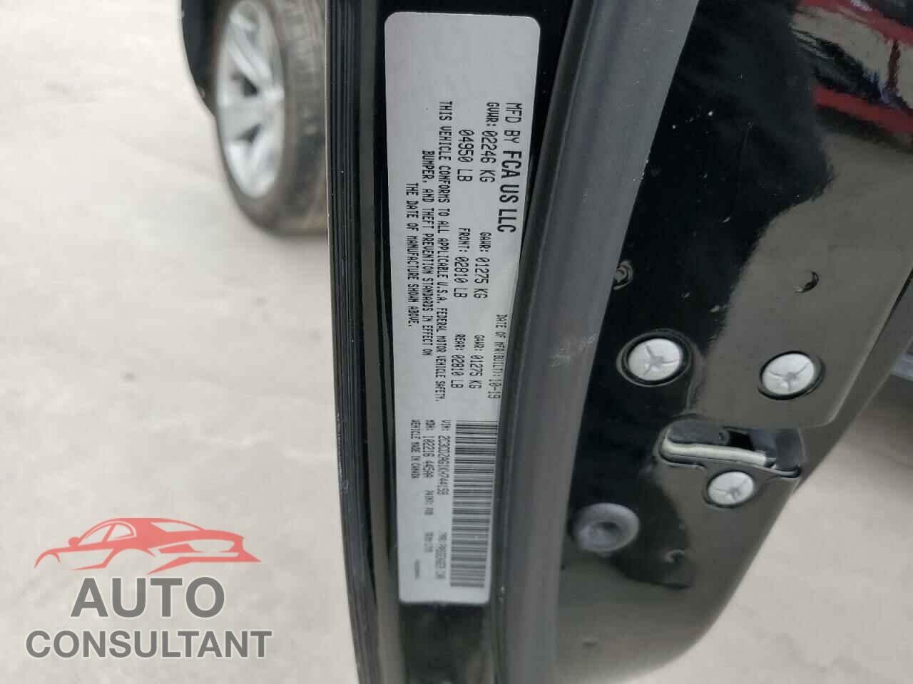 DODGE CHALLENGER 2019 - 2C3CDZAG1KH744159