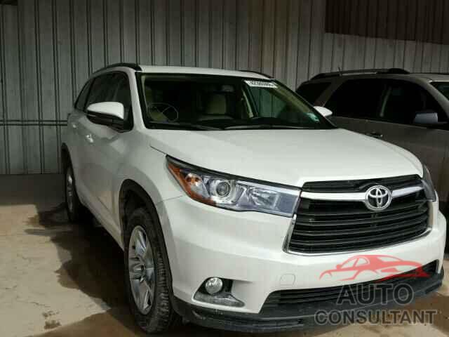 TOYOTA HIGHLANDER 2016 - 5TDYKRFH2GS135969