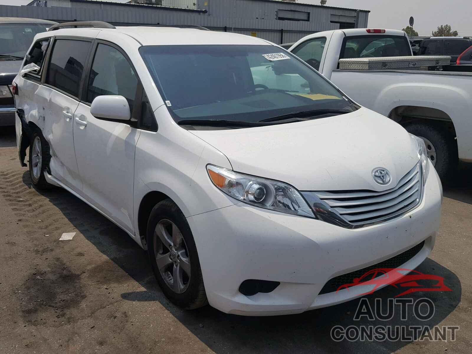 TOYOTA SIENNA LE 2016 - 5TDKK3DC2GS739693