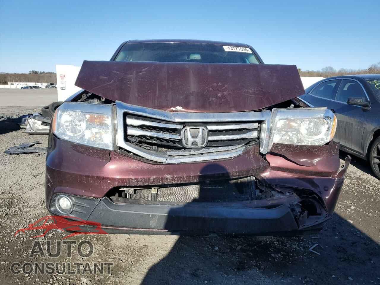 HONDA PILOT 2013 - 5FNYF4H97DB085311