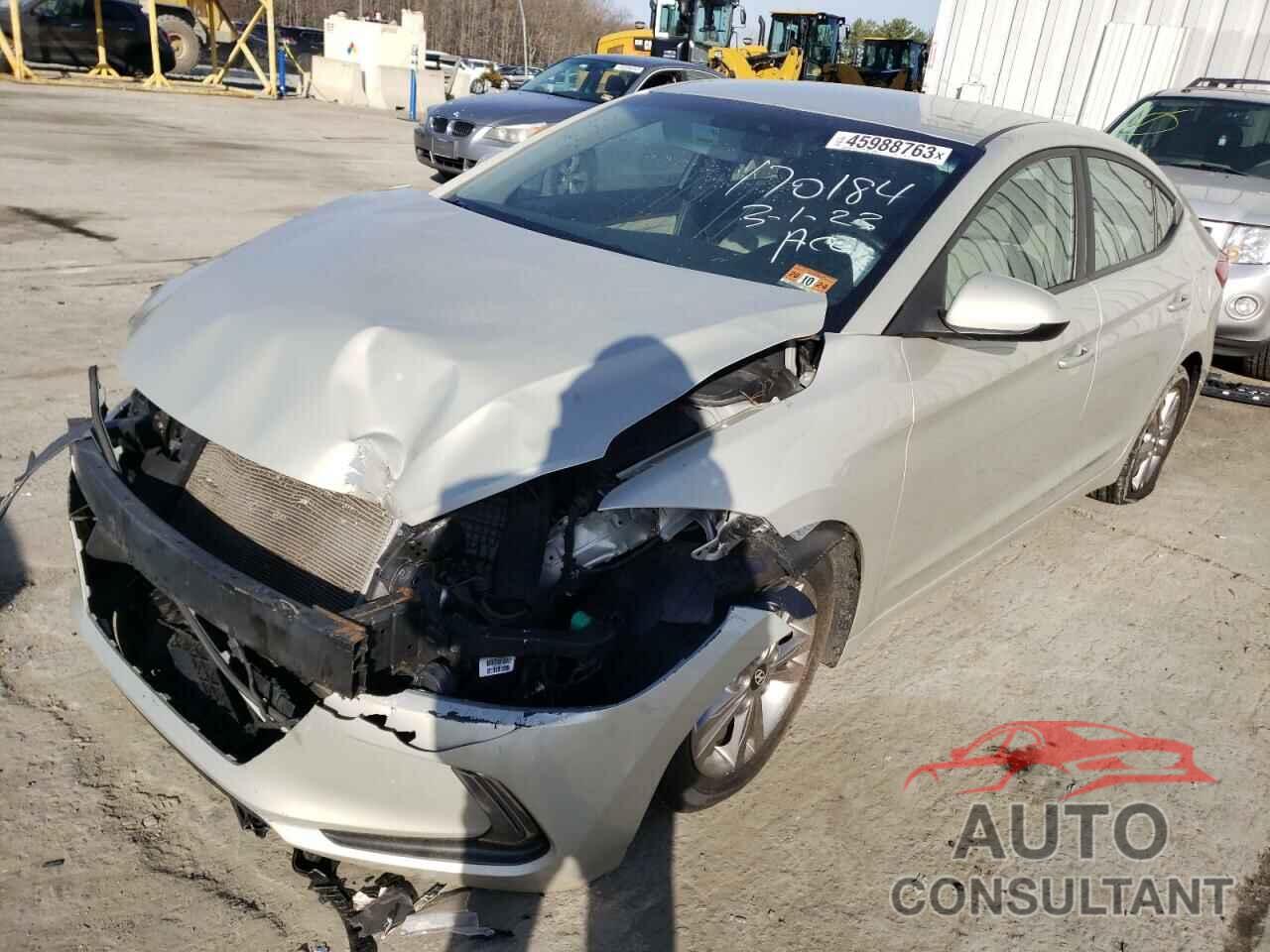 HYUNDAI ELANTRA 2017 - 5NPD84LF6HH025114