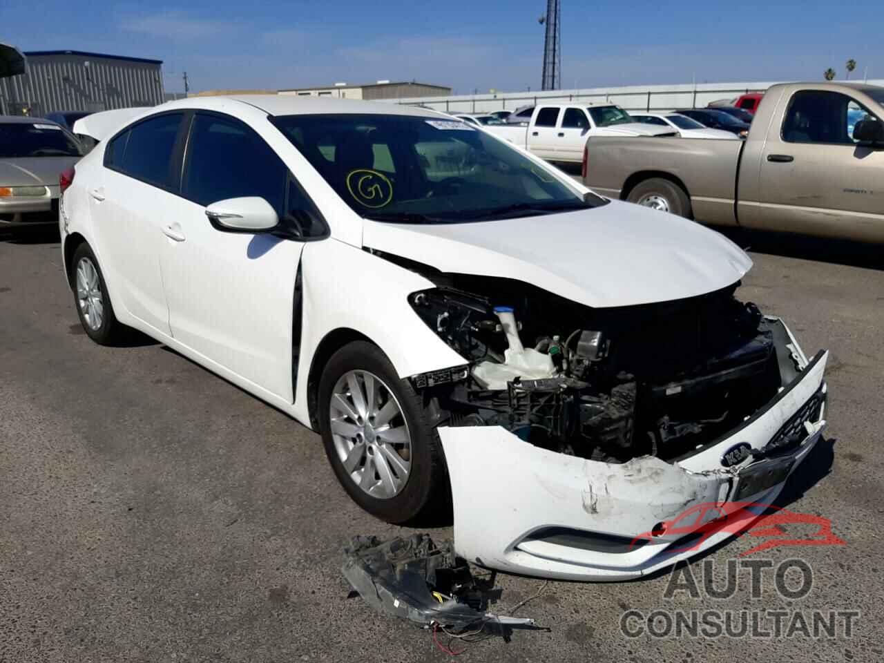 KIA FORTE 2016 - KNAFX4A64G5510328