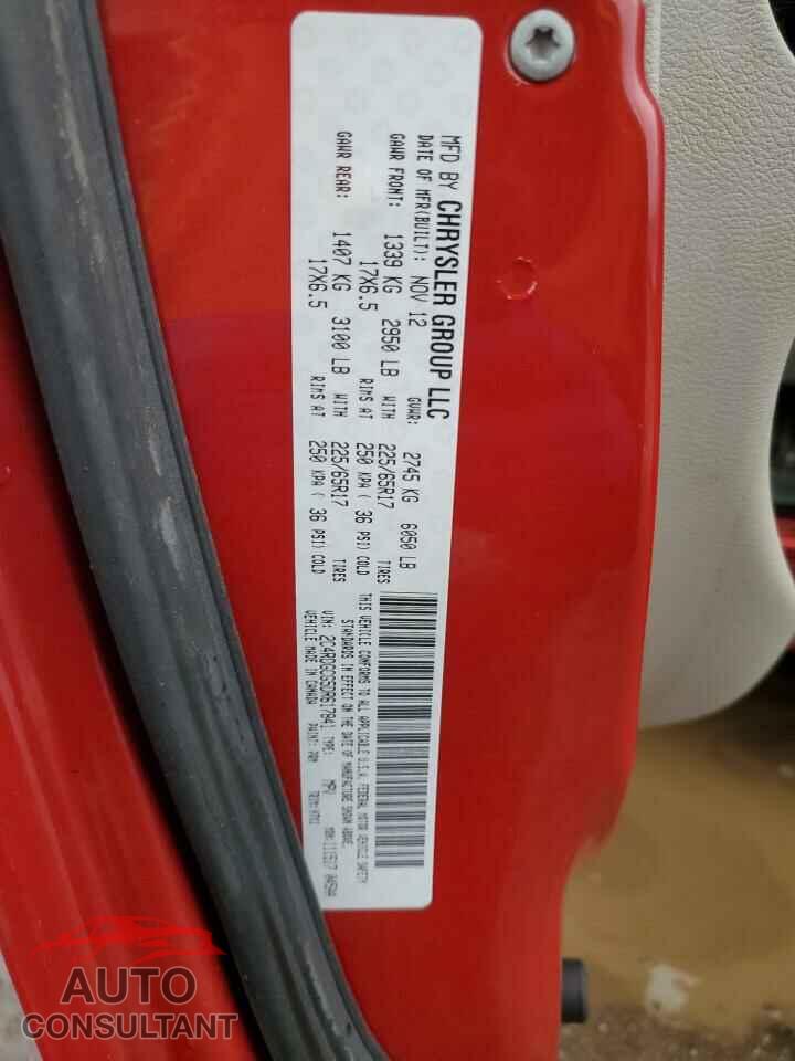 DODGE CARAVAN 2013 - 2C4RDGCG5DR617841