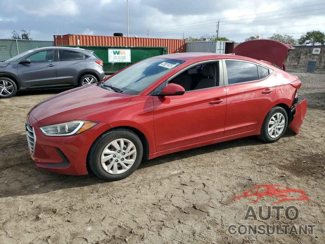 HYUNDAI ELANTRA 2017 - KMHD74LF3HU073044