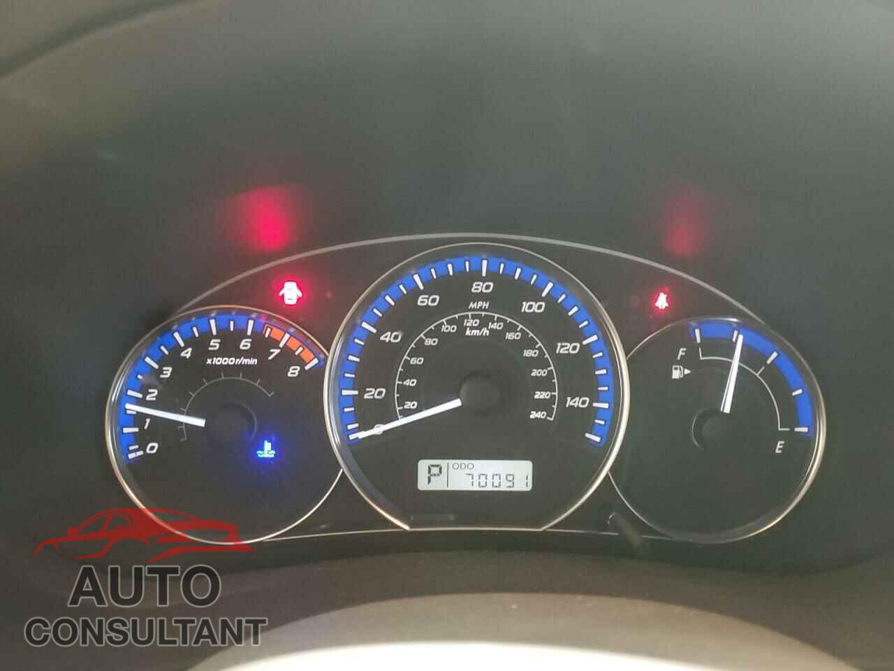 SUBARU FORESTER 2012 - JF2SHBBC0CH437606