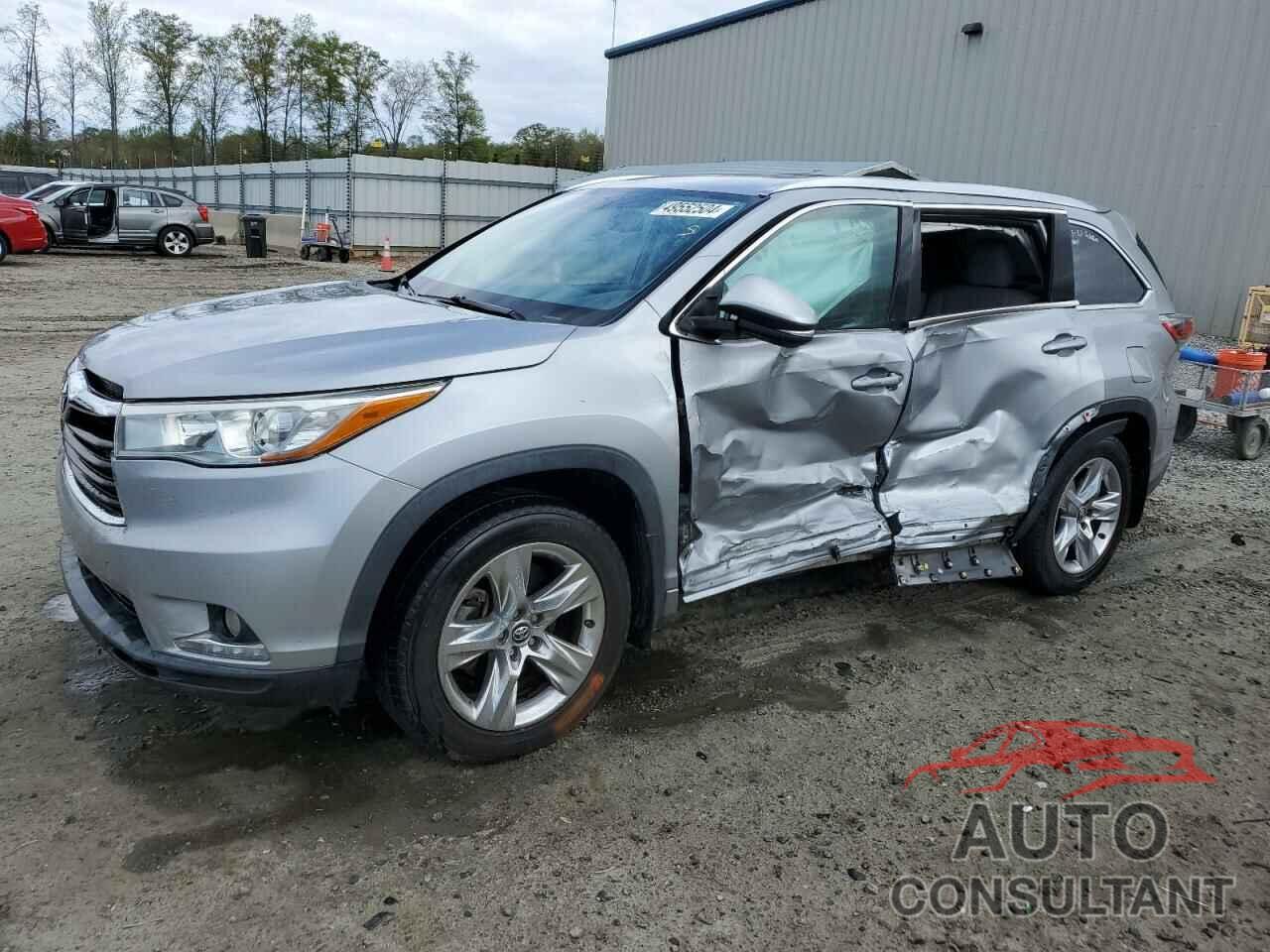 TOYOTA HIGHLANDER 2016 - 5TDDKRFH2GS275860