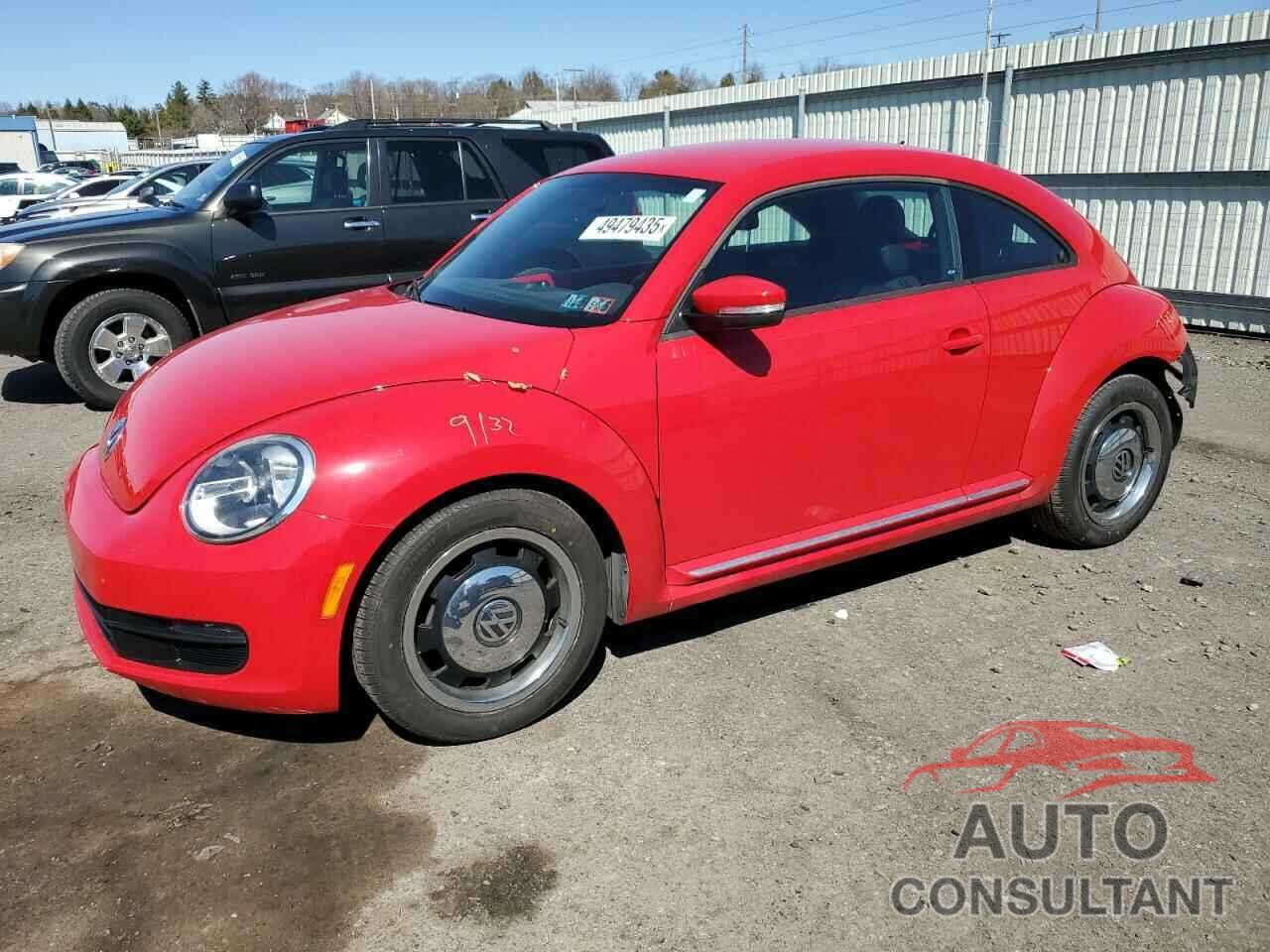 VOLKSWAGEN BEETLE 2012 - 3VWJP7AT2CM639920
